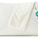 Bedsure Pillow Cases Standard Size Set of 2 - Ivory White Brushed Microfiber Pillowcases, Super Soft and Cozy Pillow Case Covers with Envelope Closure, Wrinkle, Fade and Stain Resistant, 20x26 Inches