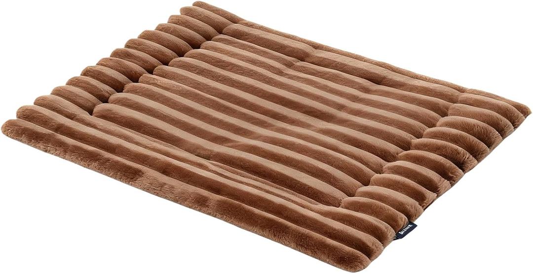 Cat Self Warming Pad,Soft Plush Thermal Nest,Soft Plush Warming Mat for Cats | for Small Medium Large Breed Indoor Sofa Living Room Bedroom Cage (Brown)