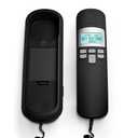 VTech CD1113 Corded Phone for Home Office - Easy-to-Use Telephone with Caller ID/Call Waiting, 13 Speed Dial Keys, No AC Power Required, Flash, Volume Control, Hearing Aid Compatible, Wall-mount, Black