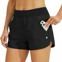 Willit Women's 3" Swim Board Shorts Swimming Bottoms with Brief Liner Quick Dry UPF 50+ Size 18W