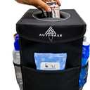 Autobase Trash Can for Car | Truck SUV Trash Bin Large 3 Gallon Size | Road Trip Must Haves | Car Gifts for Dad, Him or Her