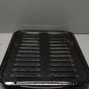 Broiler Pan for Oven Nonstick 16.75 x 13 Porcelain Nonstick Coated - Broiling Pan for Oven Withstands Heat up to 550 F - Heavy Duty Broil Pans and Rack Circulates Heat and Drains Fat (Speckled)