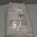 YoungsTex 95 Inches Long Curtains for Living Room 2 Panels - Linen Semi Sheer Drapes Floor Length with Bronze Grommet Netural Light Filtering for Sliding Door Bedroom, 52 X 95 Inch (Natural)