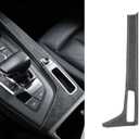 BETTERHUMZ Center Console Gear Shift Panel Cover Trim Compatible with Audi A4 S4 B9 A5 S5 RS5 2017-2024 for Alcantara Strip Sticker Car Interior Accessories (for Alcantara)