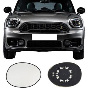Passenger Side Mirror Glass for BMW Mini Cooper 2014-2020,for BMW Mini Cooper Clubman 2016-2020,for BMW Mini Cooper Countryman 2017-2020,Heated Right Side Mirror Replacement Glass.