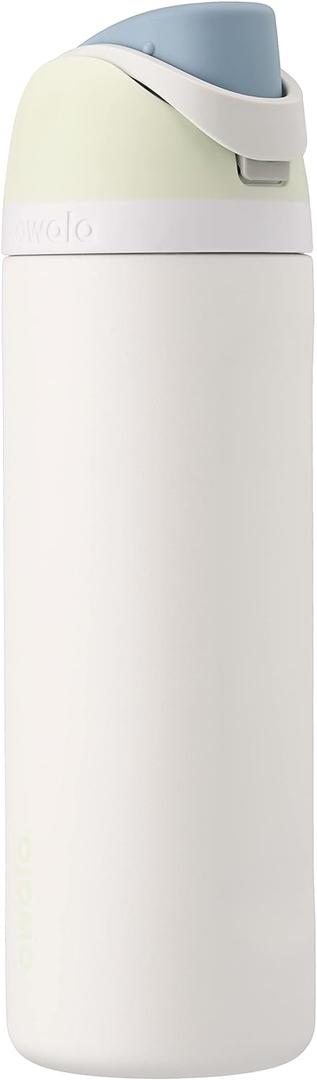 Owala FreeSip Insulated Stainless Steel Water Bottle with Straw for Sports, Travel, and School BPA-Free Sports Water Bottle, 24 oz, Iced Breeze