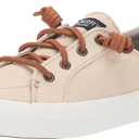 Sperry Women's Crest Vibe Core Sneaker (5.5, Linen/Oat)