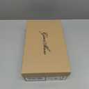 GENSHUO Women's Heeled Sandals Dressy Strappy Stiletto High Heels 3 Inch Square Open Toe Ankle Strap Buckle Sexy Prom Wedding Dress Shoes Ankle Wrap (6, Patent Black)