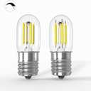 2 x LED Appliance Light Bulbs - LED Refrigerator Light Bulbs 40W Equivalent, Daylight 5000K Fridge Waterproof Bulbs 4W E17 Base, ETL Listed, 2Packs