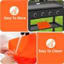 Silicone Griddle Cover for Blackstone: 36 inch Full Wrap-Around Blackstone Griddle Accessories - Grill Buddy Mats for BBQ - Food-Grade Protection (35.8" x 21.5" x 2")