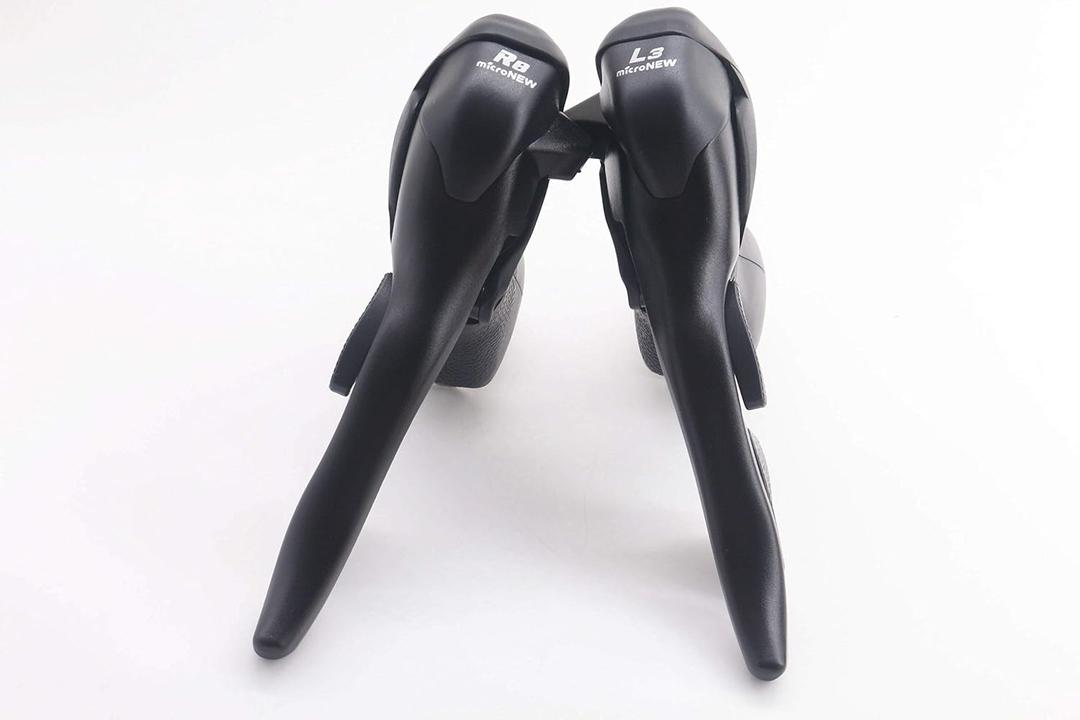 Shifter Dual Control Levers SB-R483 3 x 8 Speed Trip Shifters Road Bicycle Derailleur Compatible for Shimano STI Lever Set