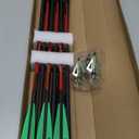 LWANO Crossbow Bolts 20 22 Inch Carbon Archery Arrows 12 Pack and 6 Pack Hunting Broadheads kit (Green)