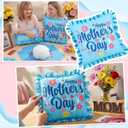 Mindsoft 6 Sets Mother's Day DIY Pillow Craft Kits Cute Floral Tied Pillows with Happy Mother's Day Design, Handmade Gifts for Mom, Craft Activities, Home Decoration & Party Decor Favors