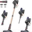 NADALY Cordless Vacuum Cleaner, Powerful Stick Vacuum with 45min Runtime, Anti-Tangle Vacuum Cleaners for Home, 1.5L Dust Cup, Rechargeable Wireless Vacuum for Hardwood Floor Carpet Pet Hair