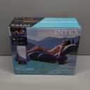 Intex Inflatable Lounge Pool Recliner Lounger Chair with Cup Holders - Heavy-Duty Float Raft for Adults, 220 Lb Capacity Large Floating Tanning Chair (1 Pack)