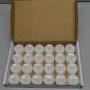 Homemory 24-Pack Flameless LED Tea Lights Candles Battery Operated, 200+Hour Fake Electric Candles TeaLights for Votive, Halloween, Ofrenda, Diya, Wedding Centerpiece Table Decor, Funeral, Christmas