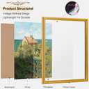 Vintage 18x24 Frame, Antique Gold Photo Frames with Plexiglass Front,Ornate 18 x 24 Poster Frame Display for Wall Décor,1 Pack,Gold