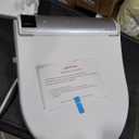 Bio Bidet BB2000 Electric Bidet Toilet Seat, Warm Water with Air Dryer, Heated Seat with Sensor and Slow Close Lid, Night Light, Remote Control, Round, White