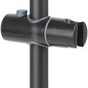 NearMoon Shower Slide Bar with Height/Angle Adjustable Handheld Shower Holder, Bathroom SUS 304 Stainless Steel Shower Head Holder for Bath (Screw Mounted, Matte Black)
