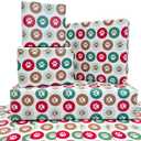 2 x Vnaaem 10 Sheets Paw Print Wrapping Paper - Funny Christmas Dog Cat Paw Design Gift Wrap for Winter Holiday Birthday Baby Shower - 20 X 28 Inches