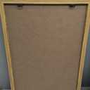 DRACIT Large Boho Mid century Wood Framed Canvas Wall Art Set, Modern Neutral Bohemian Wooden Wall Decor, Minimalist Abstract Geometric Leaf Wall Sculptures for Living Room, Bedroom, Office-16 x243