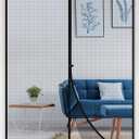 Yotache Magnetic Screen Door Fits Door Size 40 x 83, Screen Size 42" x 84" Strengthened Fiberglass Mesh for Sliding Door Black