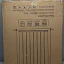 Fairy Baby 22.8"-25.5" Narrow Baby Gate for Stair, Pressure Mounted Auto-Close Pet Gate for Small Walk Thru and Doorways, Safety Child Gate No Drilling, No Extensions, Black