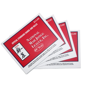 MJPHXMY 2026 Mahjong Cards, 4-Pack Large Print Mah Jong Cards Easy to Read,Tear-Resistant Quick Guide Cards for Game Night, Club Play, Travel and Seniors