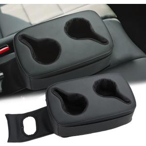 MARCHFA Automotive Cup Holders Tray Car Drink Holder SUV Back Seat Organizer Accessories Couch Cup Holder Tray Pillow Small (Reverse Direction Cup Holder)