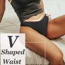 FINETOO 10 Pack Womens Cotton Underwear Sexy Stretch Bikini Panties Low Rise Hipster Ladies Soft V-Waist Cheeky(L)