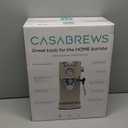 CASABREWS CM5418 Espresso Machine 20 Bar, Espresso Maker with Milk Frother Steam Wand, Stainless Steel Espresso Coffee Machine with 34oz Removable Water Tank, Gift for Mom or Dad, Gift for Him, Creamy