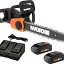 Worx 40V 14" Cordless Chainsaw Power Share with Auto-Tension - WG384 (Batteries & Charger Included)