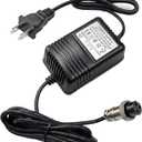 17V 600mA AC Power Adapter 3-pin for Mixing Console Mixer, Connector Pedalboard Power Supply Compatible with Yamaha MG16/MG166CX/MG166C/F4/F7/6FX/MG82X/ Audio with 3-Pin Connector