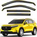 in-Channel Window Rain Guards Fit for Honda CR-V CRV 2023 2024 2025 C-RV Extra Durable Window Deflectors Vent Visors Shades Exterior Car Accessories- Set of 4