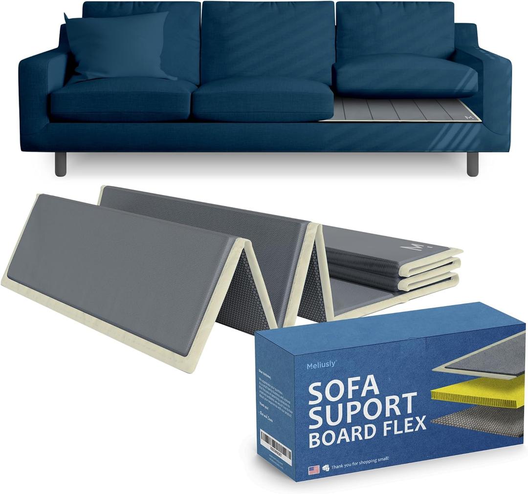 Meliusly Flex Couch Cushion Support for Sagging Cushions (24x72) Extra Comfort Sofa Cushion Support Board for Sagging Seat, Deep Couch Supporter for Under The Cushions, Loveseat Saver (Sofa X-Wide (24x72''))