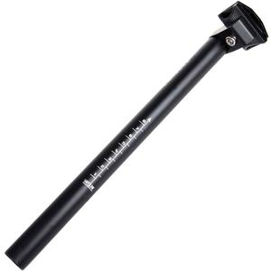 CYSKY 25.4/27.2/28.6/30.4/30.8 SeatPost 350mm Bike Seat Post Suitable for Most Bicycle Mountain Bike Road Bike MTB MTN BMX (Aluminum Alloy, Black)