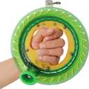 HONBO Kite String Spool for Adults and Kids,Kite String Reel with Bearing Structure, Foldable Handle, 300m/1000ft Line - Ideal Kite Flying Accessories (7in-Green)