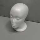 SHANY Styrofoam Model Heads ,Hat Wig Foam Mannequin Female Wig Head Stand ,Mannequin Head for wigs , Wig Holder - Round Base , 10.5 Tall with 20 1/2 Inches Circumference Female Mannequin Head -1 Piece