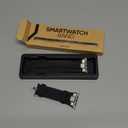 Leather bands Compatible With Apple Watch Ultra Band 49mm 46mm 45mm 44mm 42mm, Superior Genuine Leather Rugged Metal Connector Durable Strap for Men iWatch Ultra3 2 1,Series 11 10 9 8 7 6 5 4 3 SE3 SE (Sliver+Black)