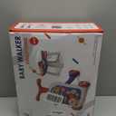 QDRAGON 3 in 1 Baby Walker and Activity Center for Boy, Learning to Walk, Sit to Stand, Early Educational Push Toys with Music Panel for Infant Toddler 12-18 Months Blue