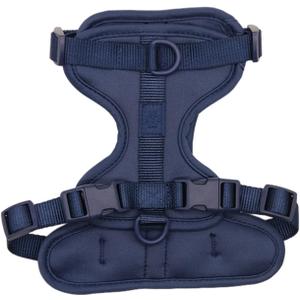 Breathable, Lightweight Dog Harness, Adjustable Pet Chest Strap, Outdoor Walking, Training, Pet Harness for Dogs (Colour: Dark Blue, Size: L)