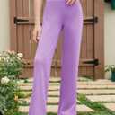 Haloumoning Girls Flare Leggings Kids Casual High Waisted Stretchy Wide Leg Pants Bell Bottoms 5-14 Years, 150