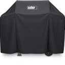 51-Inch Grill Cover for Weber Spirit II 300 Series & Genesis 300, Heavy Duty Waterproof BBQ Cover Compatible with Spirit E-310 E-320, Water-Resistant Outdoor Grill Protector, Black