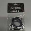 Flat Low Profile Guitar Patch Cable 12 inch 1 foot for Effects Pedals, 1/4 inch Right-Angle, White, 3-Pack New Version