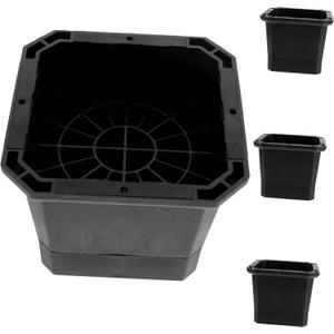 4pcs Bed Risers Stackable Rubber Furniture Foot Cushions Adjustable Height for Sofa Table Chair Durable Anti-Slip Protective Mats Elevation Boost