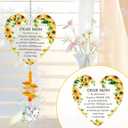 Gifts for Mom Birthday Mom Christmas Xmas Sunflower Gifts for Women Cool Mother Birthday Presents from Daughter Son Young Moms Elderly Easter Valentines Crystal Sun Catcher
