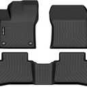 HAFIDI Floor Mats Fit for 2016-2022 Toyota Prius & Prius Prime (Not for Prius c &Prius v), All Weather Protection TPE Anti-Slip Automotive Prius Floor Liners, Fits 1st & 2nd Row Full Set, Black