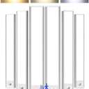 Under Cabinet Lighting, 12inch Rechargeable Motion Sensor Light Indoor, 2400mAh Battery Operated Closet Lights, with Dimmable & 3 Color Temps, Wireless Under Counter Lights for Kitchen,Stairs, 5 Pack