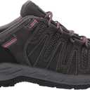 KEEN Utility Women's Flint 2 Low Height Leather Steel Toe Work Shoes, Magnet/Rose, 8 Wide US