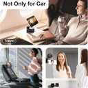 Car Phone Holder for Magsafe - Vacuum Magnetic Suction Phone Holder Mount with 360 Adjustable Stand Car Accessories for Car/Gym/Mirror/Smooth Surface ,Travel Essentials for iPhone 17/16/15/14/13/12